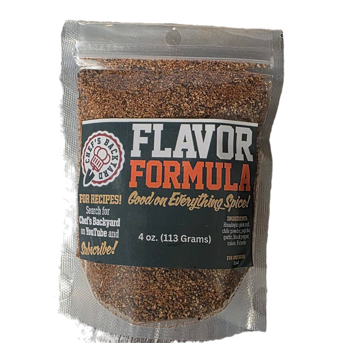Flavor Formula: 25 Recipes to turn you into a Grill Master LIMITED TIME Free Seasoning Included!