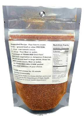 RobertBrews Texas Red Chili Fixin'