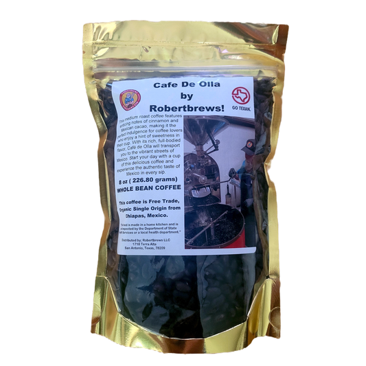 Cafe de Olla Coffee 8 OZ. Whole Bean