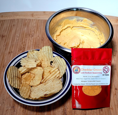 Cheddar Onion Dip & Seasoning