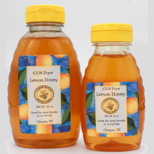 Creek House Texas Lemon Honey - 8oz or 16oz