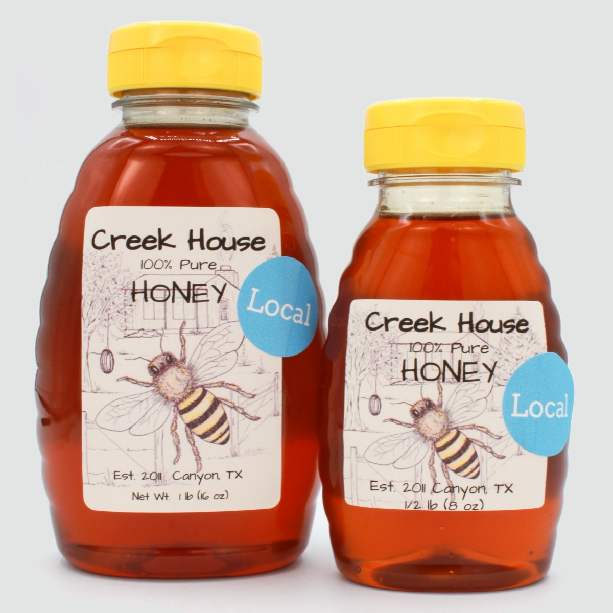 Creek House Texas Raw Honey - 8oz or 16oz