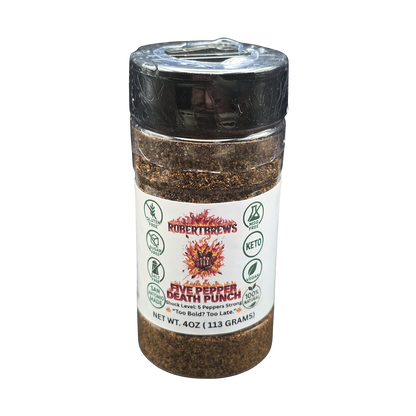 5 Pepper Death Punch 4oz shaker