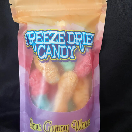 Freeze Dried Sour gummy Worms