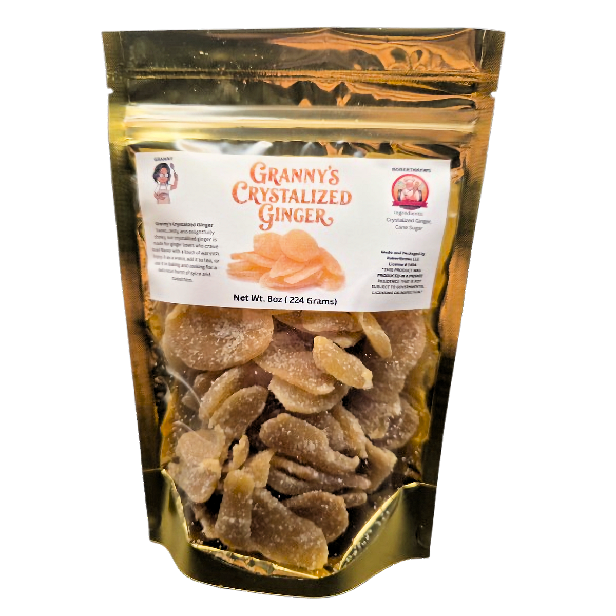 Granny's Crystalized Ginger 8oz