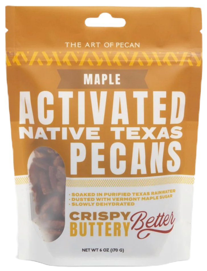 Activated Native Texas Pecans - Maple