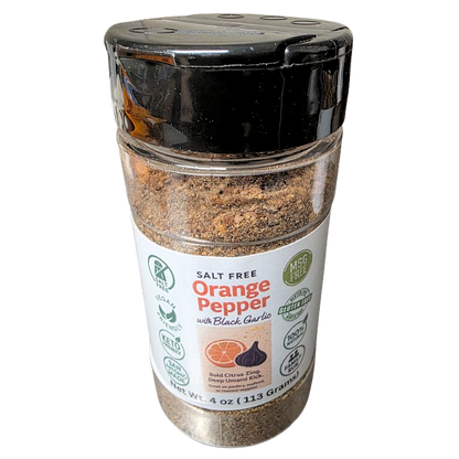 Salt Free Orange Pepper with Black Garlic 4oz