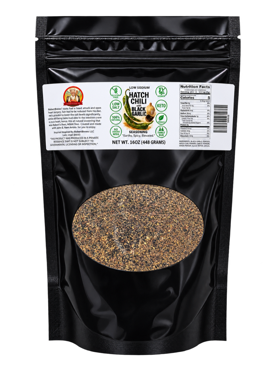 Hatch Chili & Black Garlic Seasoning 1LB Bag
