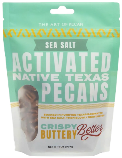 Activated Native Texas Pecans - Sea Salt