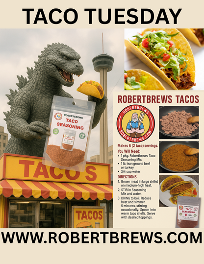 RobertBrews Low Sodium All Natural Taco Seasoning