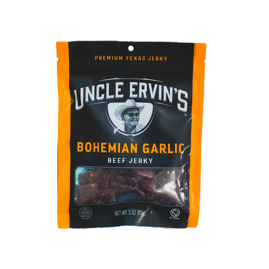 Uncle Ervin's Bohemian Garlic Beef Jerky 3 oz