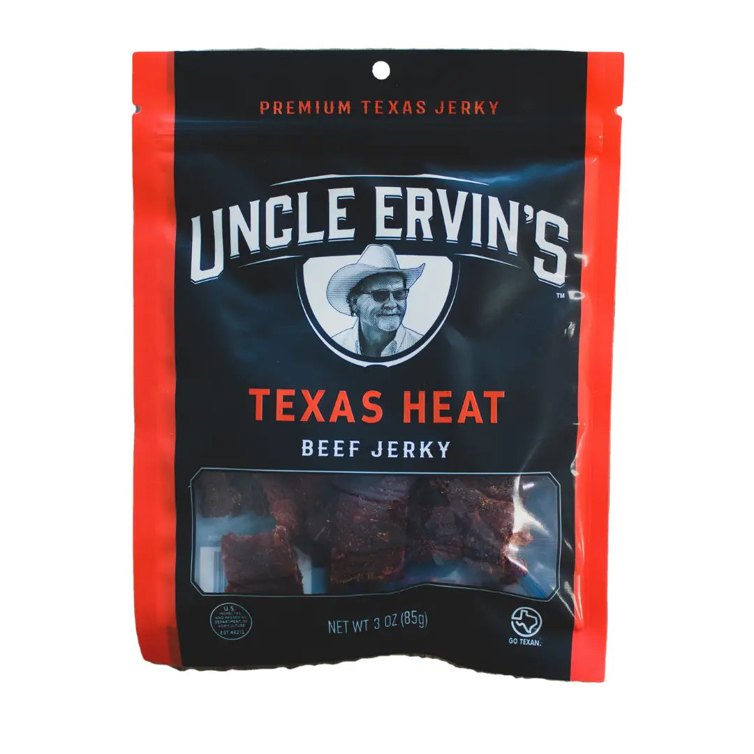 Uncle Ervin's Texas Heat Beef Jerky 3 oz