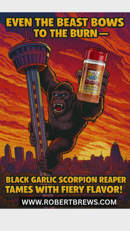 Black Garlic With Scorpion & Reaper Peppers